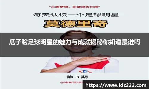 瓜子脸足球明星的魅力与成就揭秘你知道是谁吗